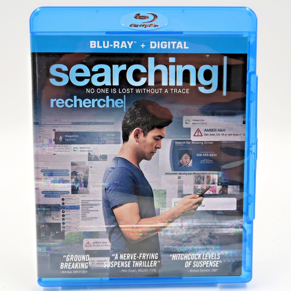 Searching Blu-ray 2018 Sony Pictures John Cho Thriller Movie
